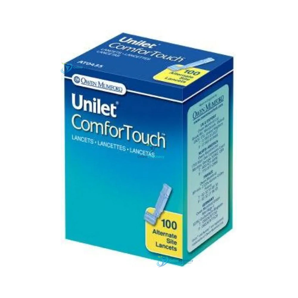 Unilet AT0460 Comfortouch Lancets- For Blood Glucose Levels Tests