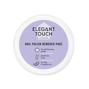 Elegant Touch Nail Polish Remover Pads in Pot - 20 Pack