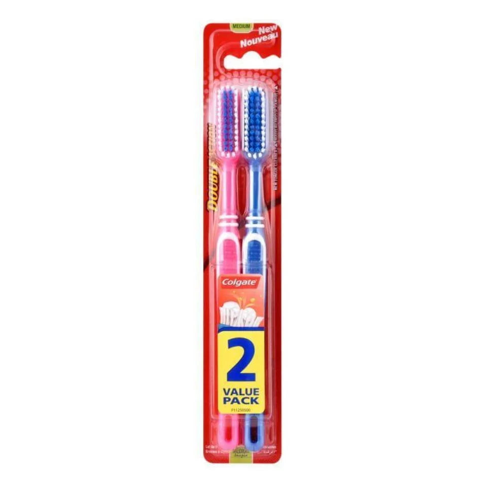 Colgate Double Action Toothbrush - 2 Pack