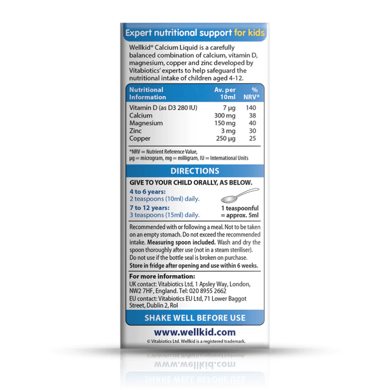 Wellkid Calcium Liquid 150ml
