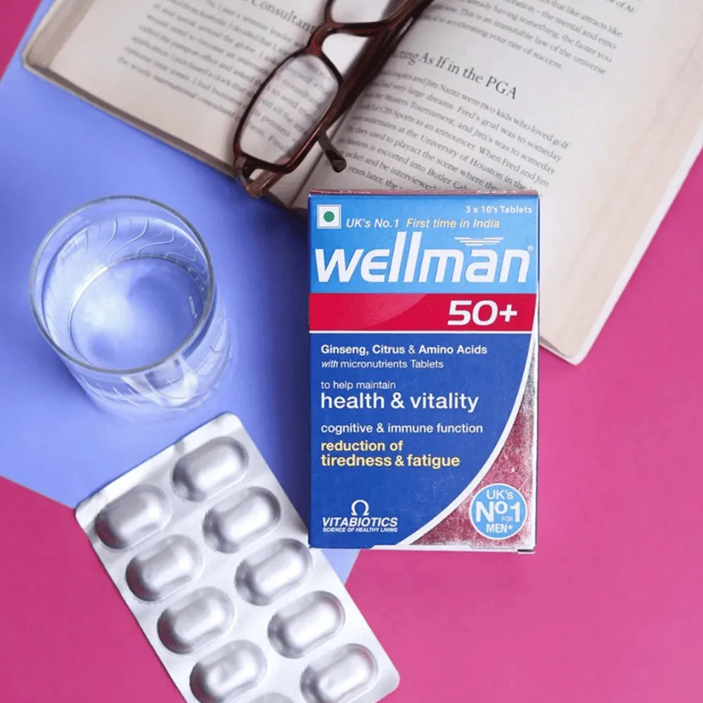 Wellman 50+ Multivitamins - 30 Tabs