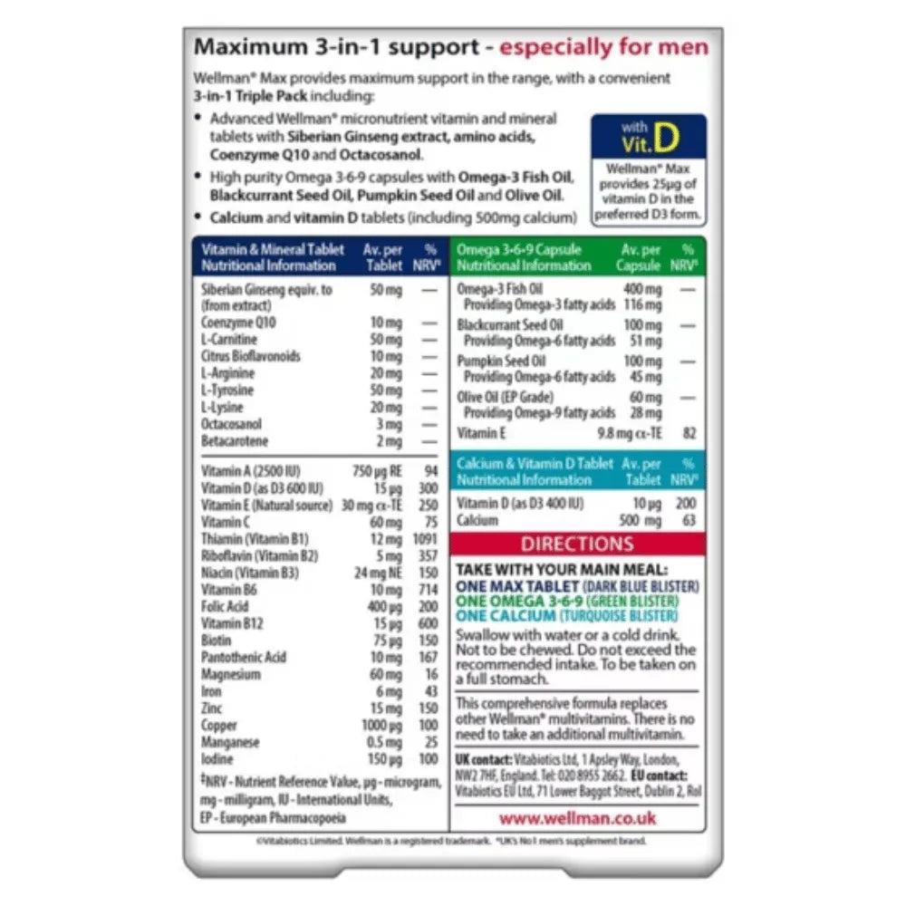 Wellman Max - 84 Tabs