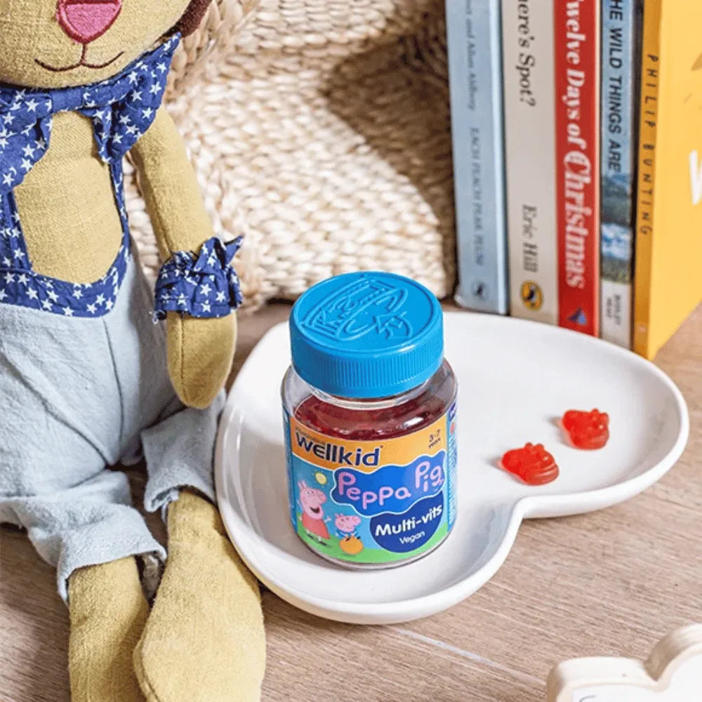 Wellkid Peppa Pig Multi-Vitamin Strawberry Flavour - 30 Jellies