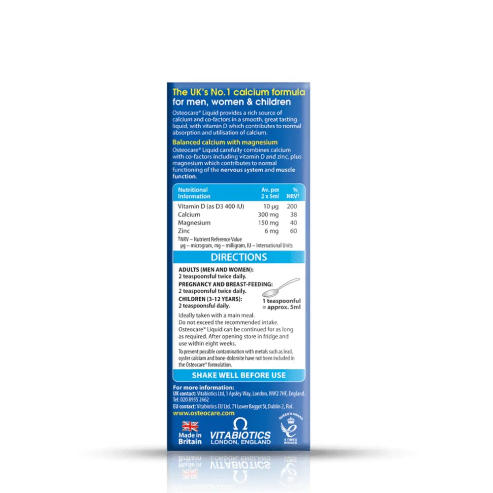 Vitabiotics Osteocare Liquid - 200/500ml