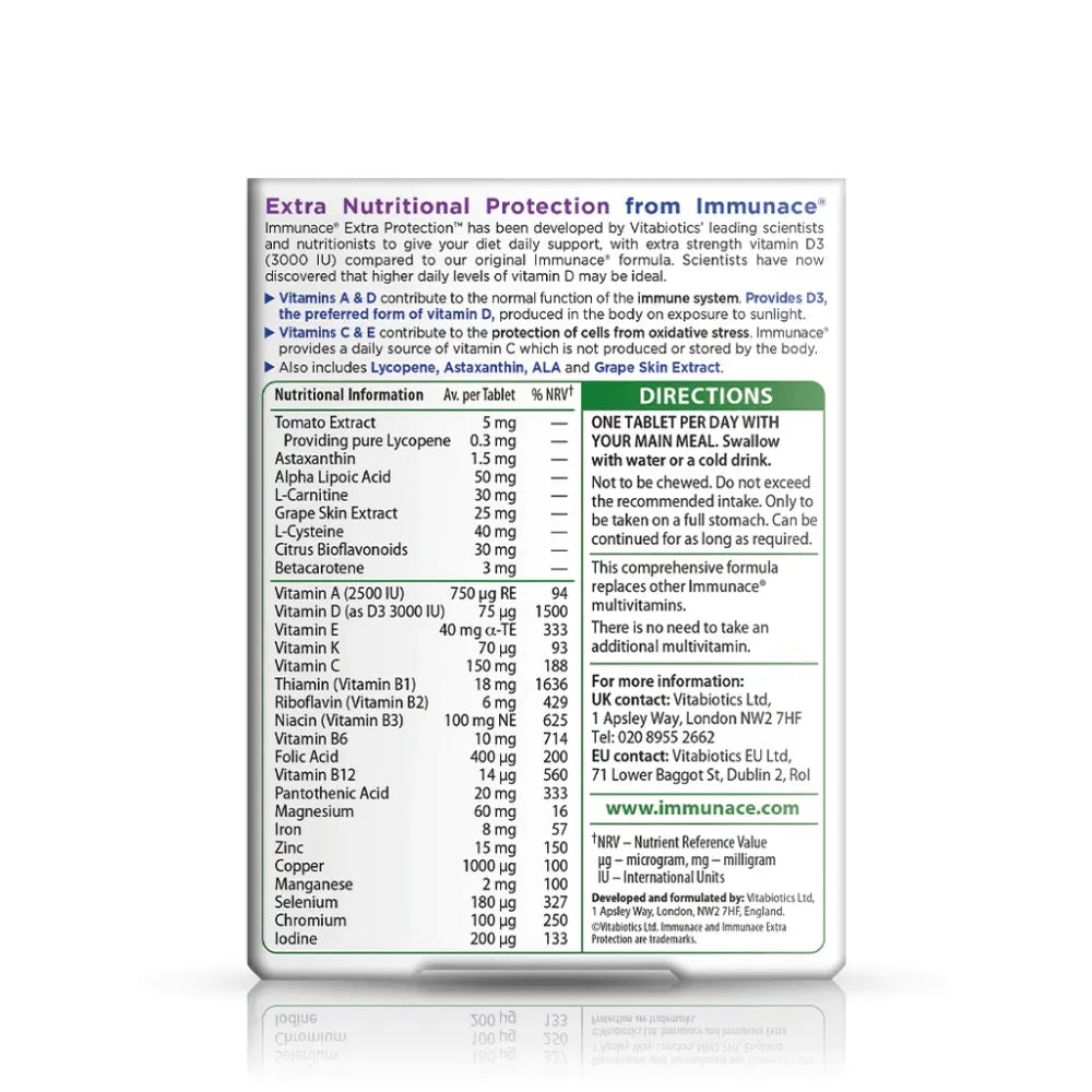 Vitabiotics Immune Extra Protection - 28 Tabs