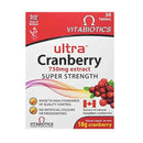 Vitabiotics Ultra Cranberry 750mg - 30 Pack