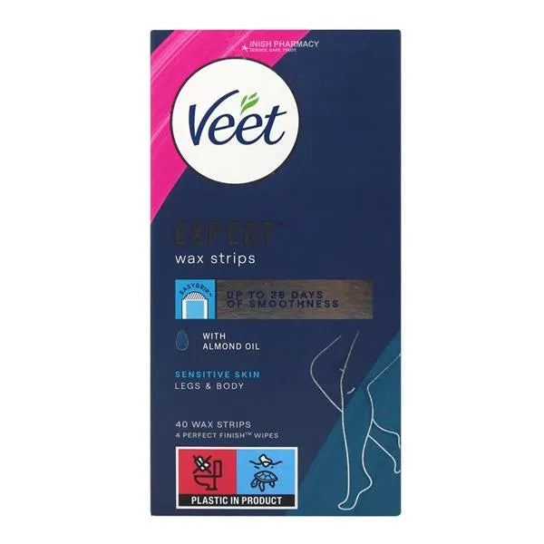 Veet Expert Wax Strips - 40 Strips