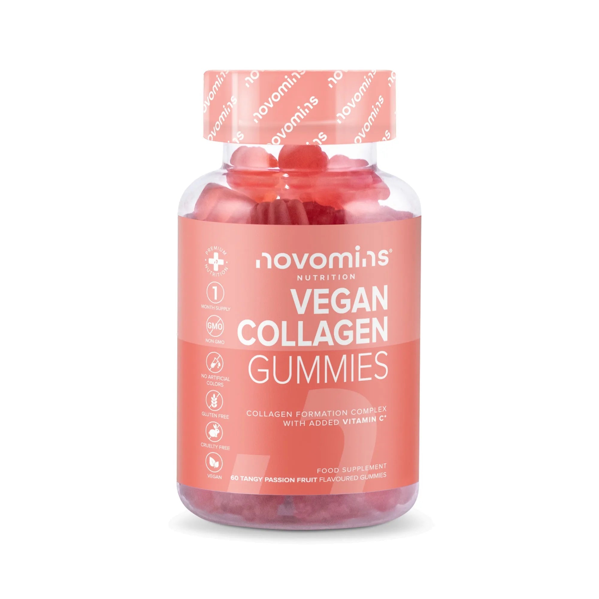 Novomins Vegan Collagen Gummies - 60 Pack