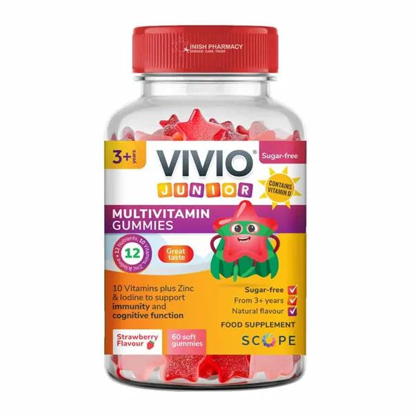 Vivio Junior Multivitamin Gummies - 60 pack