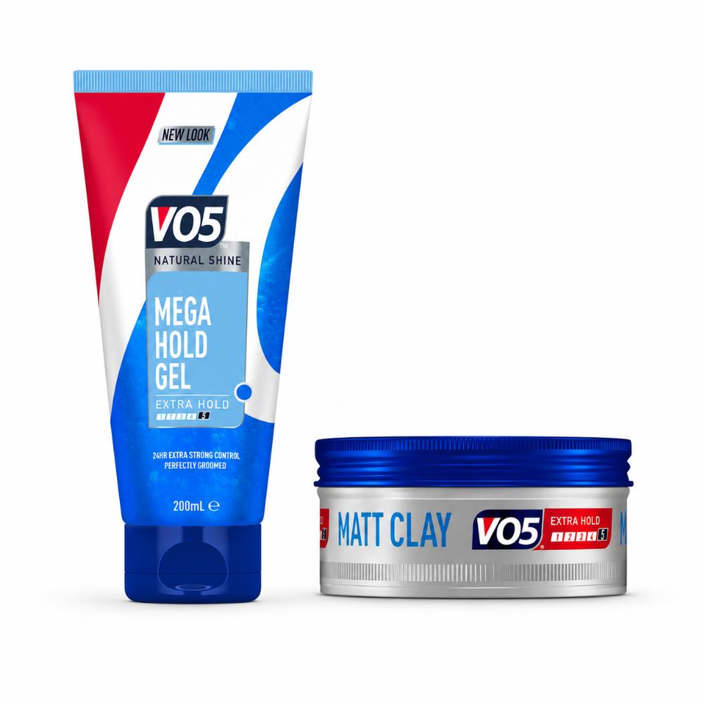 VO5 Mega Hold & Matt Clay Styling Bundle