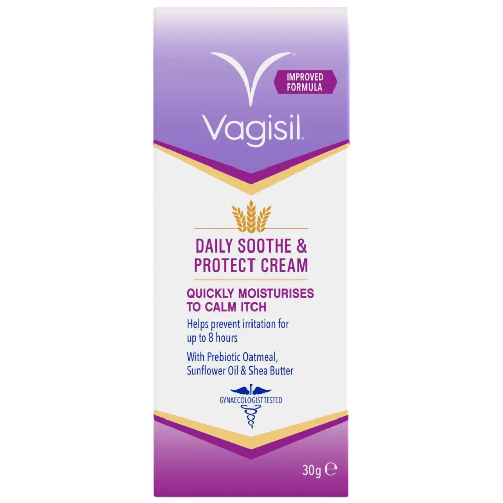 Vagisil Daily Soothe and Protect Cream with Prebiotic Oatmeal - 30g