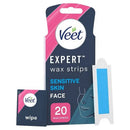 Veet Expert Face Wax Strips for Sensitive Skin - 20 Strips