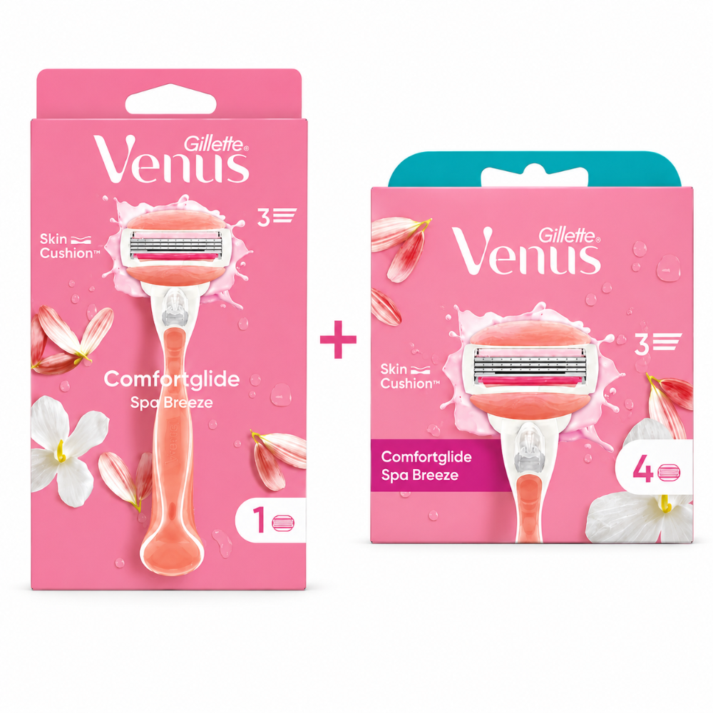 Venus Spa Breeze Razor & Blades Bundle