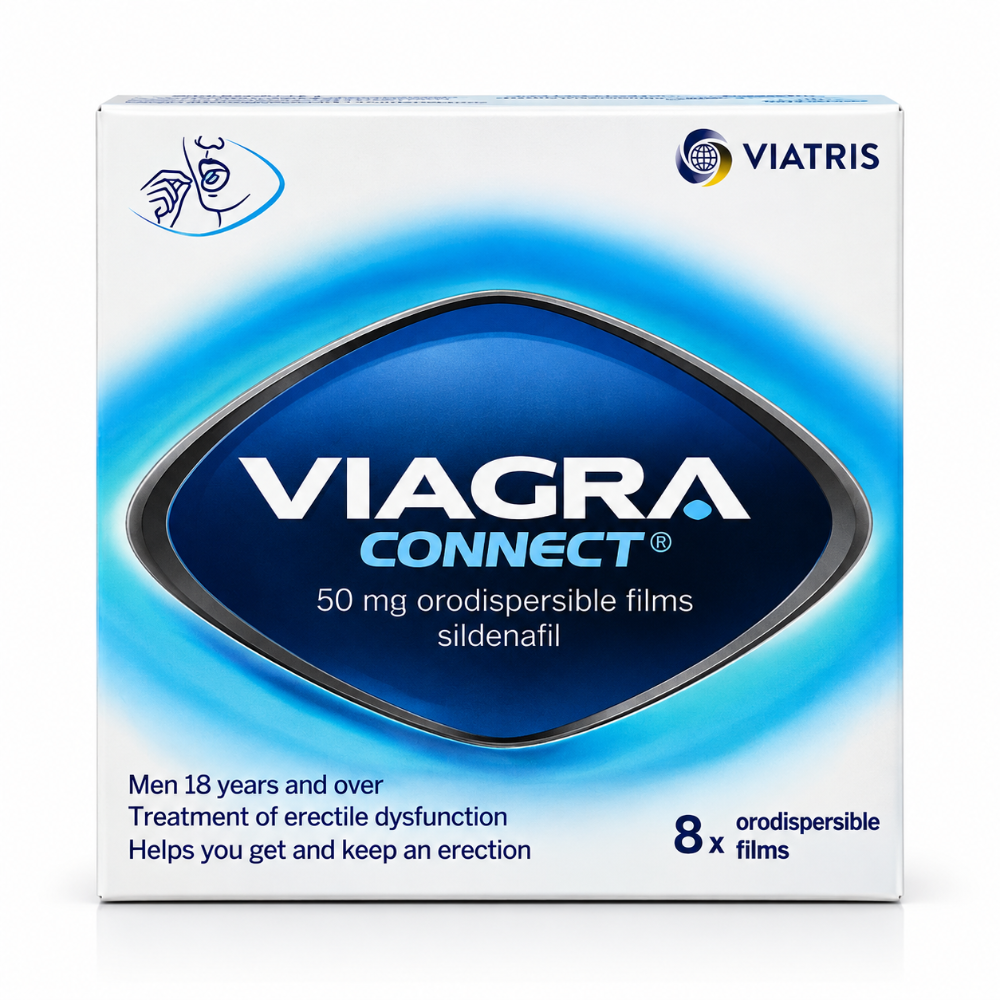 Viagra Connect 50mg Orodispersible Films – 8 Pack