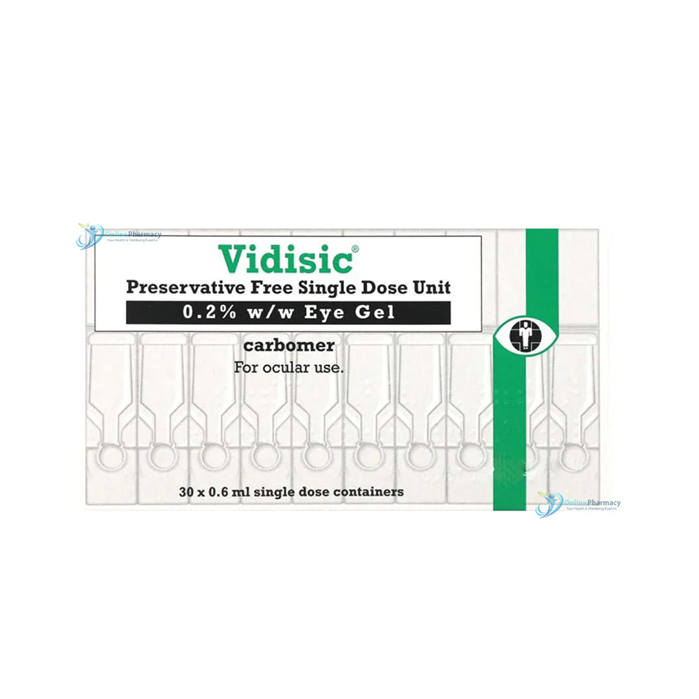 Vidisic Preservative Free Single Dose Unit 0.2% - 30 Pack
