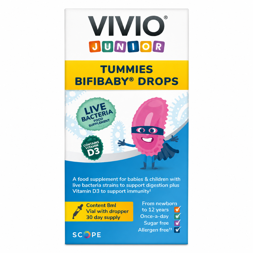 Vivio Junior Tummies BifiBaby Drops - 8ml
