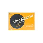 Vocalzone Throat Pastilles – Honey & Lemon Flavour