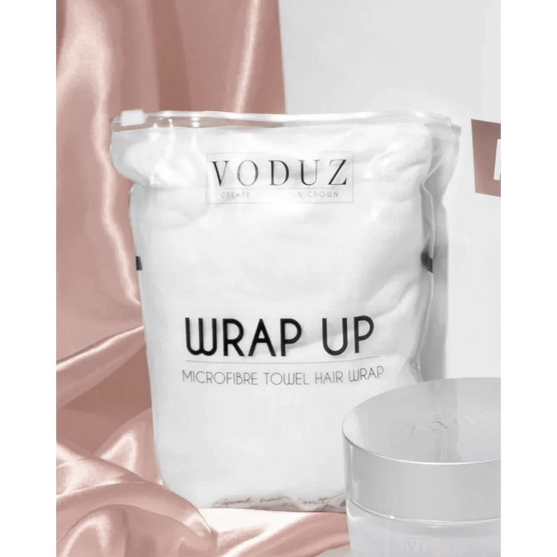 Voduz Wrap Up Microfibre White Towel