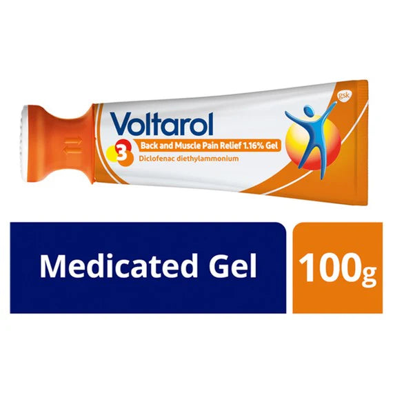 Voltarol Emulgel P 1% Diclofenac Gel - 30g/50g/100g