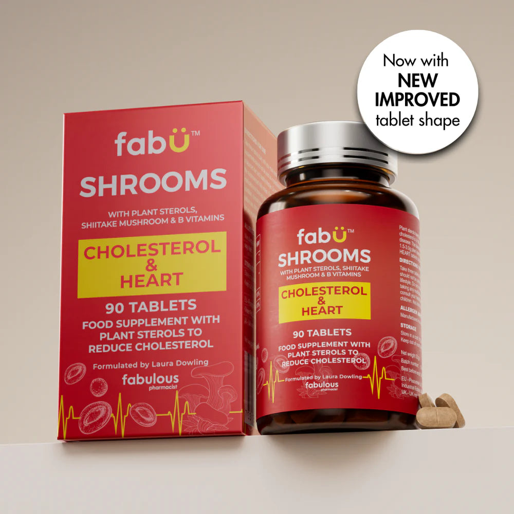 Fabu Shrooms Cholesterol and Heart - 90 Capsules