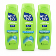 Wash & Go Shampoo Anti Dandruff - 3 Pack