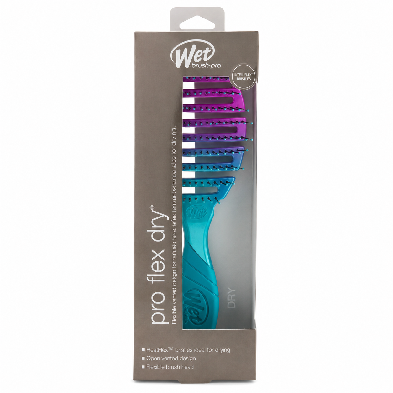 Wet Brush Pro Flex Dry Hair Brush - Teal Ombre