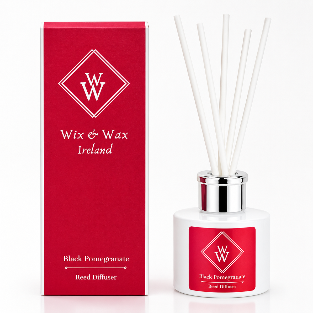 Wix & Wax Black Pomegranate Reed Diffuser
