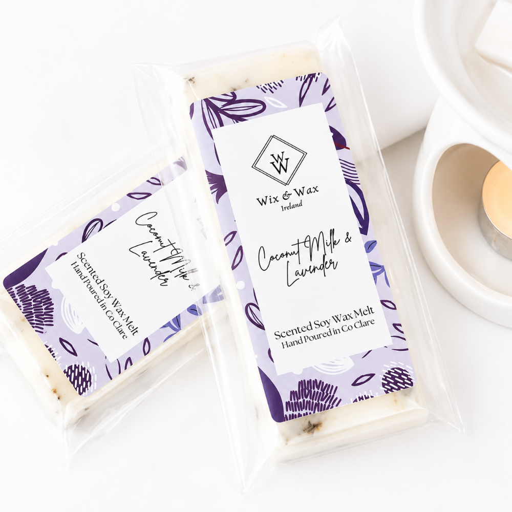 Wix & Wax Coconut Milk & Lavender Snap Bar