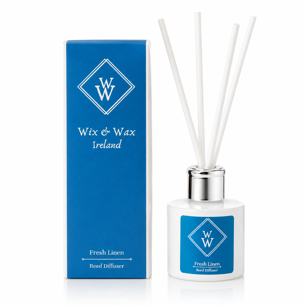 Wix & Wax Fresh Linen Reed Diffuser