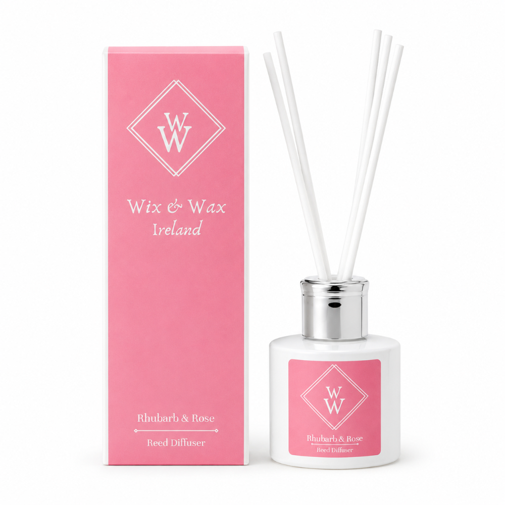 Wix & Wax Rhubarb & Rose Diffuser