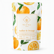 Wix & Wax Amber Orange Brittle Wax Melt