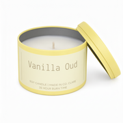 Wix & Wax Candle Tin Vanilla Oud Candle