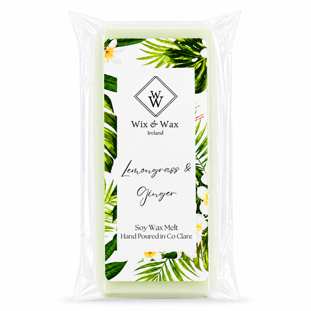 Wix & Wax Lemongrass & Ginger Snap Bar Wax Melt
