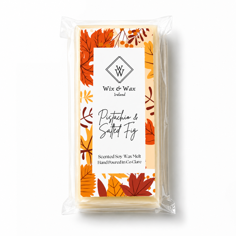 Wix & Wax Pistachio & Salted Fig Snap Bar Wax Melt