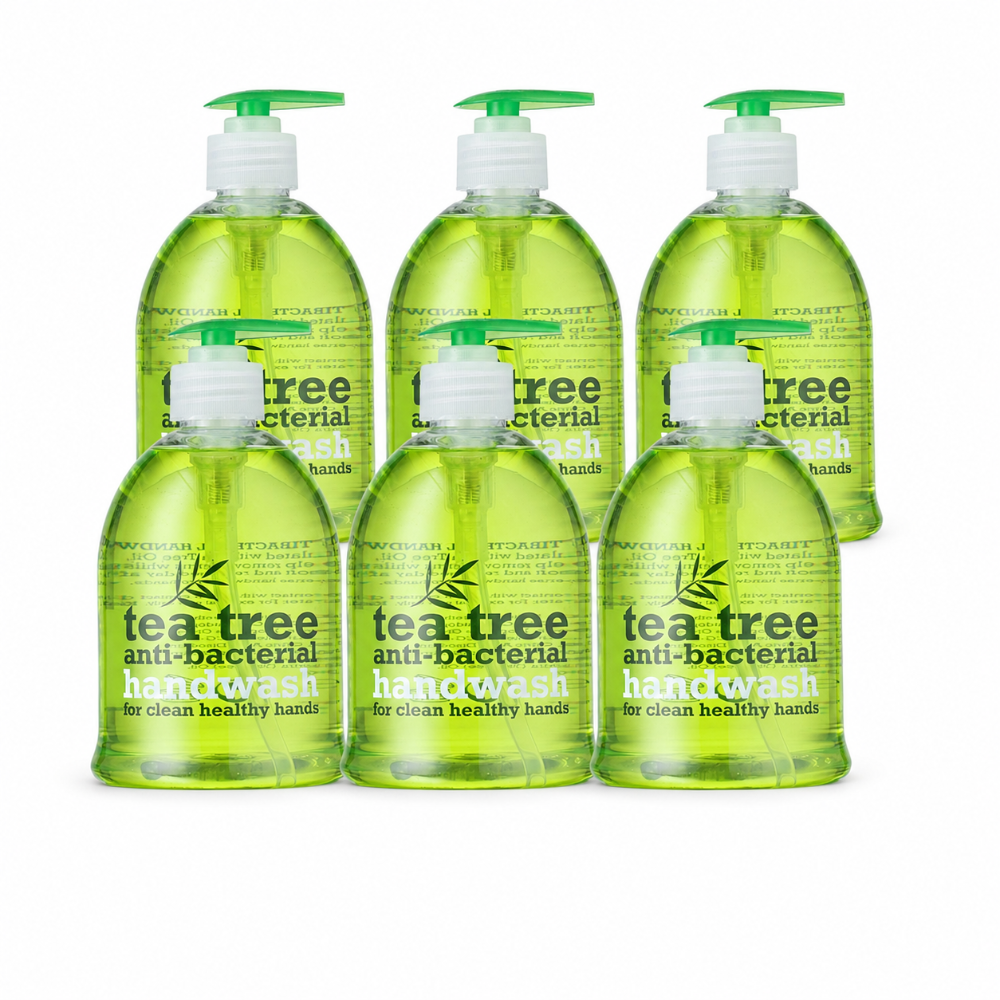 Xpel Tea Tree Anti Bacterial Hand Wash - 6 Pack