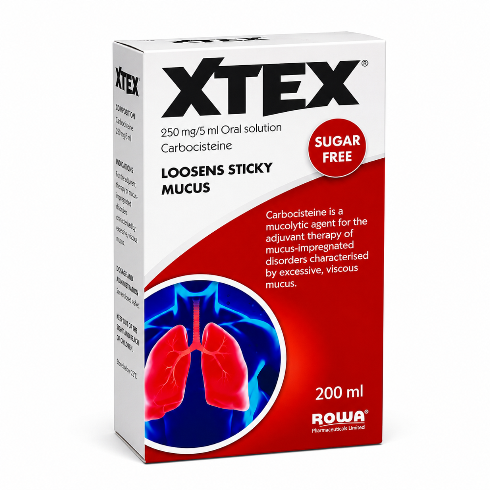 Xtex Carbocisteine Oral Solution - 200ml