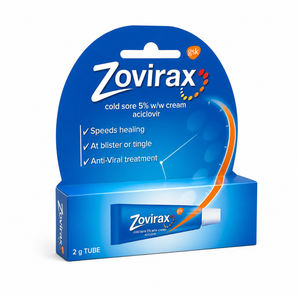 Zovirax Cold Sore Cream Tube - 2g