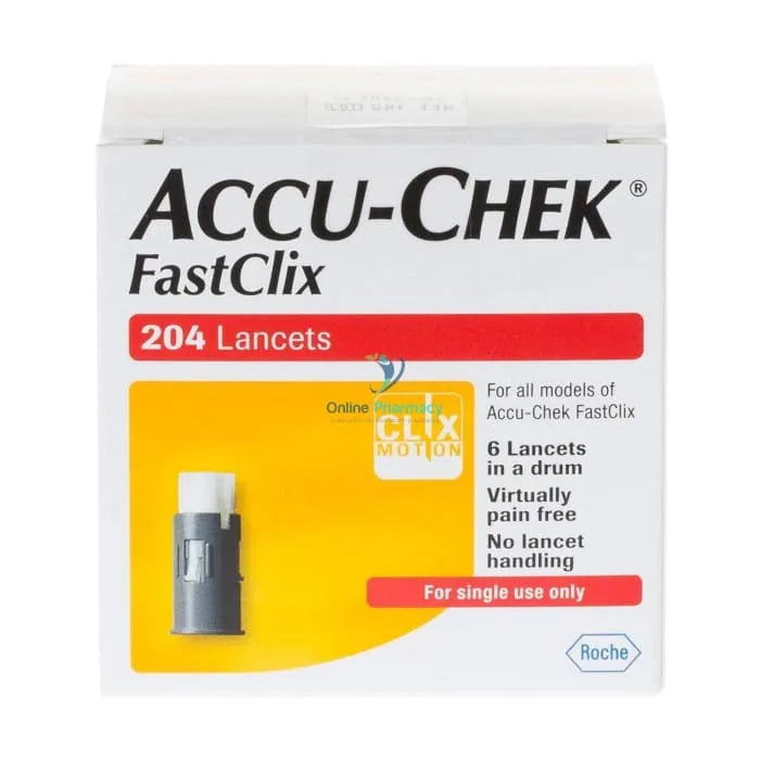 Accu-Chek Fastclix Lancets - 204 Lancets