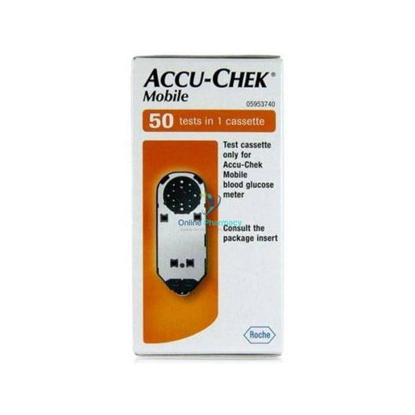 Accu-Chek Mobile Glucose Test Strips - 50 Pack - OnlinePharmacy