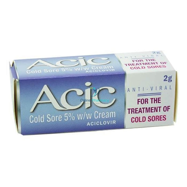 Acic 5% (Aciclovir) Cold Sore Cream - 2g - OnlinePharmacy
