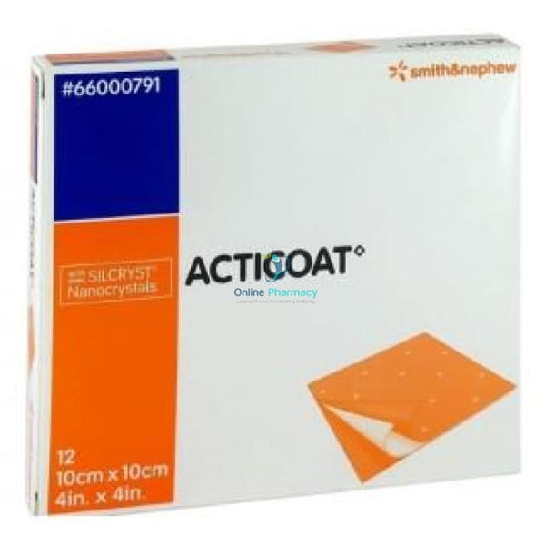 Acticoat Wound Dressings 10cm x 10cm - 12 Pack - OnlinePharmacy