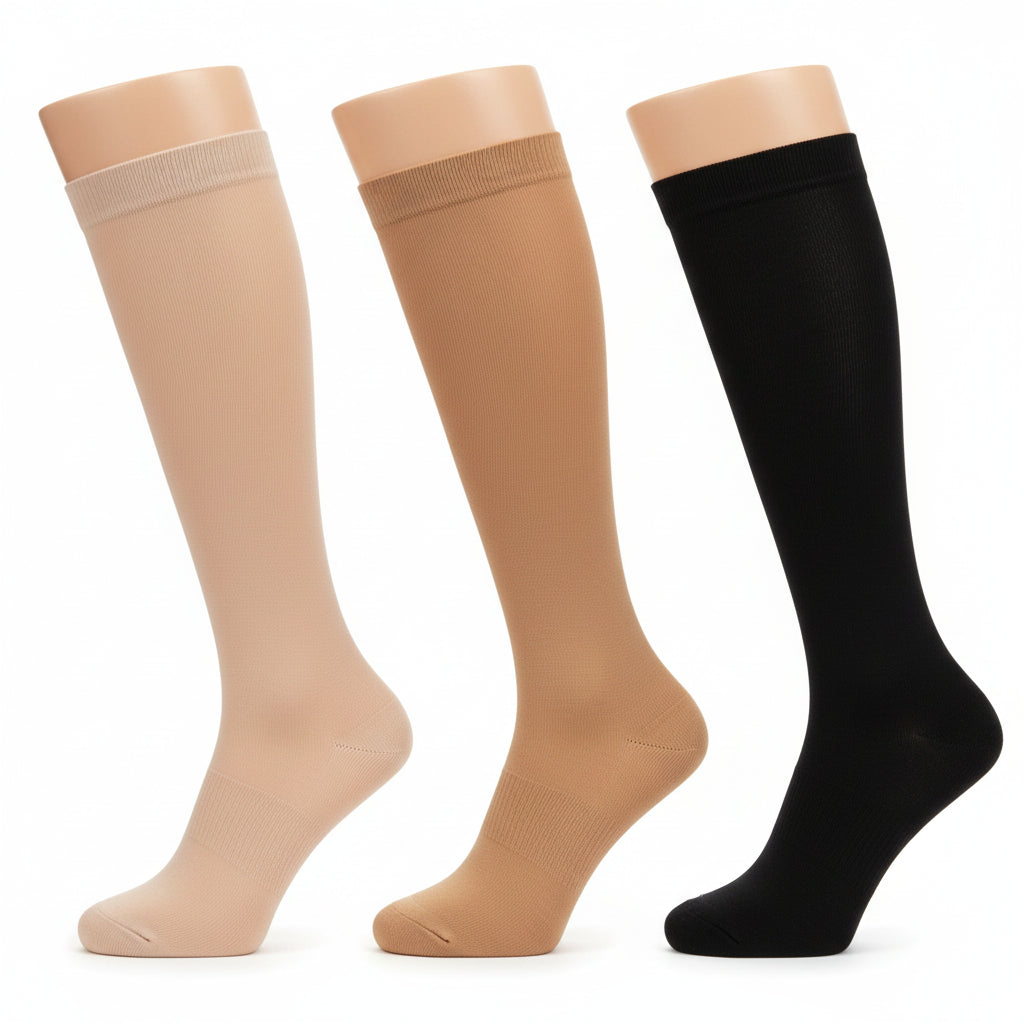 Activa Class 1 Knee Length Closed Toe Compression Socks - Pair