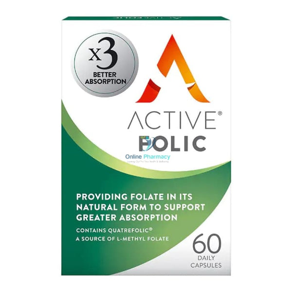 Active Folic - 1 x 60 Capsules - OnlinePharmacy