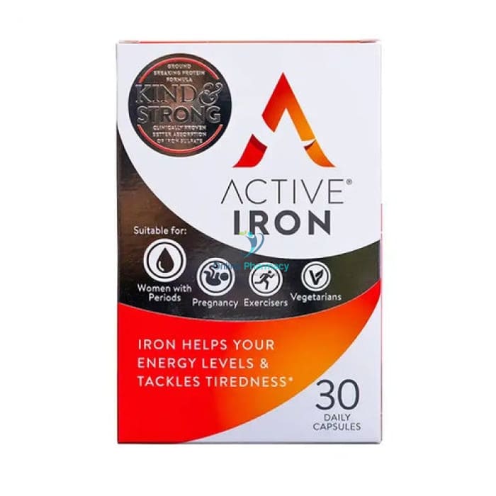 Active Iron Capsules - 30 pack - OnlinePharmacy