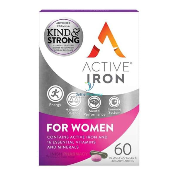 Active Iron For Women - 60 pack - OnlinePharmacy