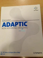 Adaptic Non Adherent Sterile Dressing - 12.7cm x 22.9cm (12 Pack)