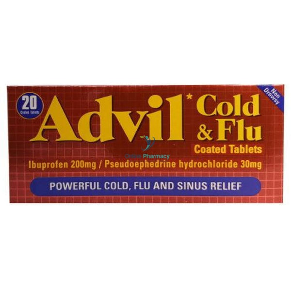 Advil Cold & Flu Tablets - 20 Pack - OnlinePharmacy