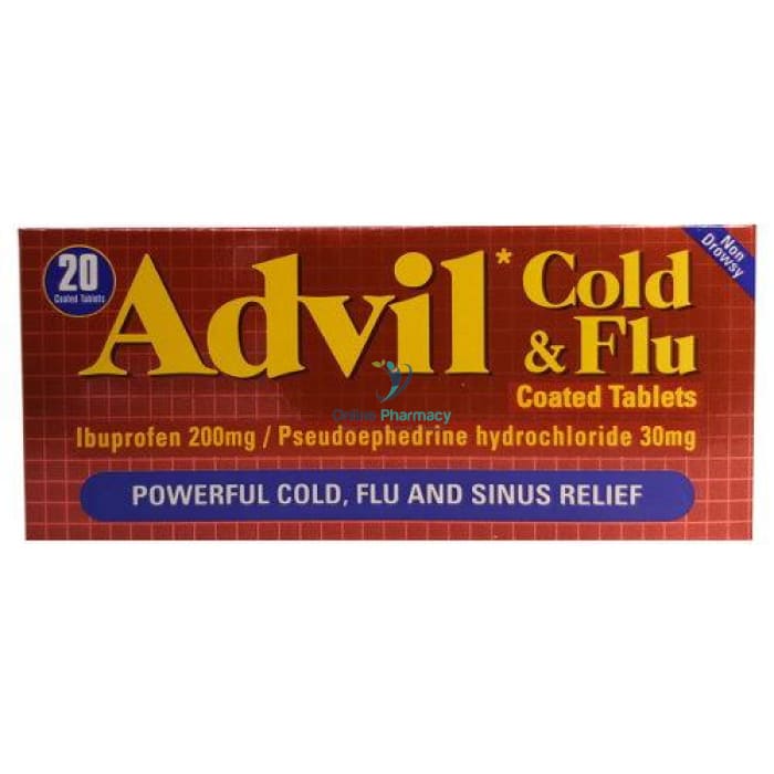 Advil Cold & Flu Tablets - 20 Pack - OnlinePharmacy