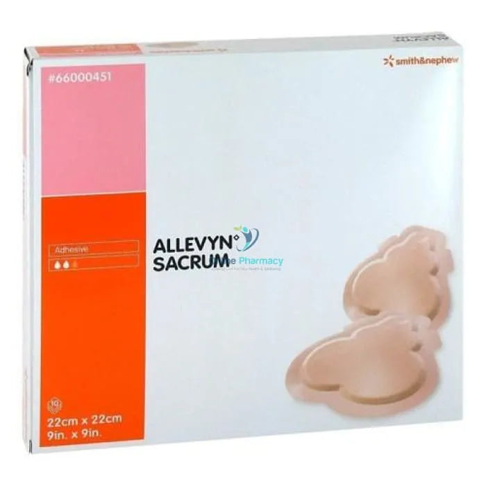 Allevyn Hydrocellular Adhesive Sacrum Dressing - OnlinePharmacy