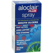 Aloclair Plus Mouth Ulcer Spray Fast Pain Relief and Healing 15ml